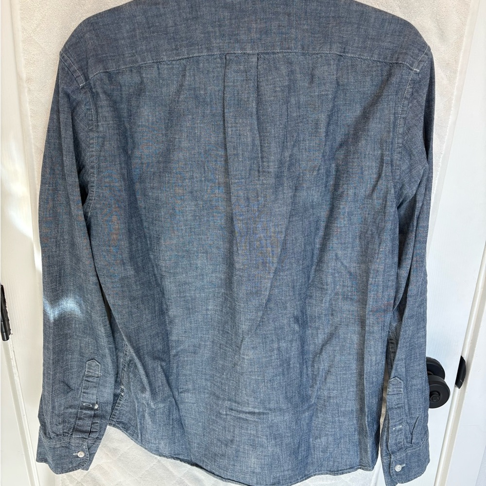 J.Crew Chambray Shirts Bundle of 2 (1-Year & 5-Year Wash) – Medium Slim Fit EUC - Picture 4 of 11